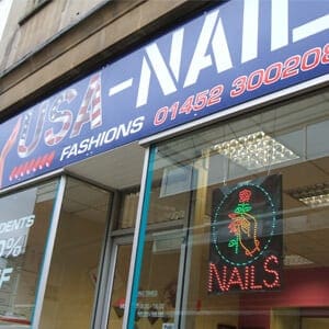 USA Nail Eastgate Street Gloucester Four Gates